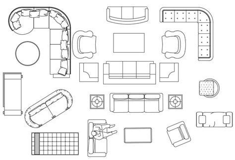 2d Furniture Drawing CAD Blocks Free Download - Cadbull