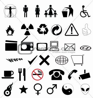 Communication Symbols And Signs