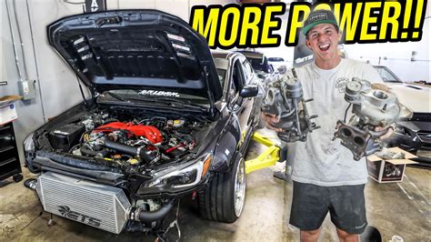 Installing UPGRADED TURBO On My 2015 WRX! | WRX Big turbo Build Ep. 2 - YouTube