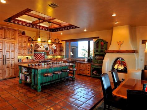 Mexican Style Kitchen Cabinets Kitchen Cabinet In Southwest Style Furniture From New Mexico ...