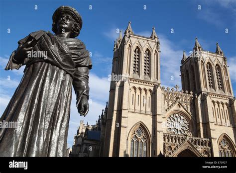 England, Bristol, Statue of Raja Ram Mohan Roy in front of the Cathedral Stock Photo - Alamy