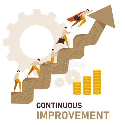 Continuous Improvement Cartoon Stock Illustrations – 104 Continuous ...