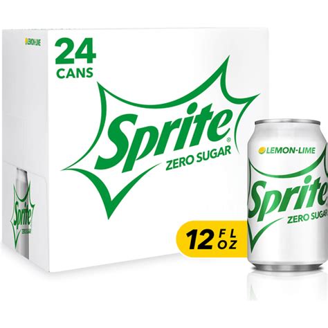 Sprite Zero Sugar Cans, 12 fl oz, 24 Pack | Shop | Elmer's County Market