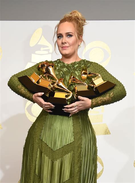 Adele at the 2017 Grammys | POPSUGAR Celebrity