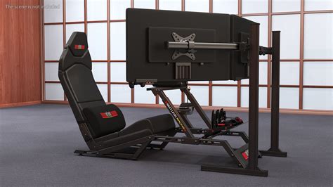 F-GT Racing Simulator Cockpit F1 with 3 Monitors 3D Model $99 - .3ds ...