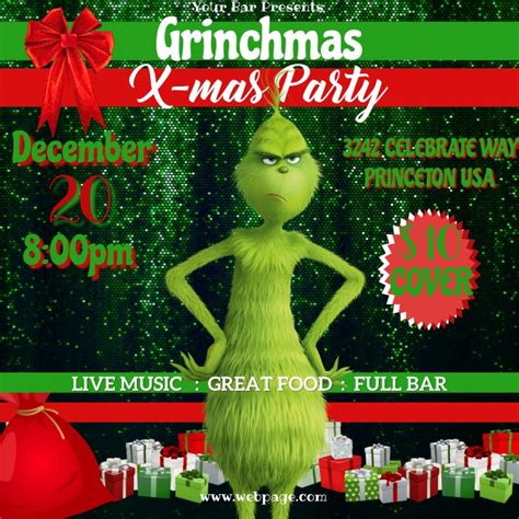 Copy of Grinch Party | PosterMyWall