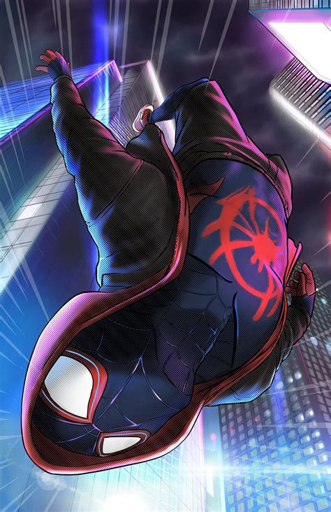 Miles Morales ITSV | Marvel spiderman art, Spiderman comic art, Miles morales spiderman