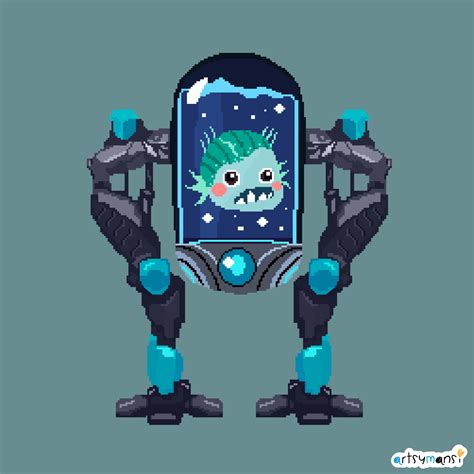 ArtStation - Minion from Megamind🐟💙 Pixel art👾