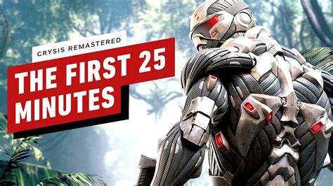 Crysis Remastered: The First 25 Minutes of PC Gameplay - YouTube