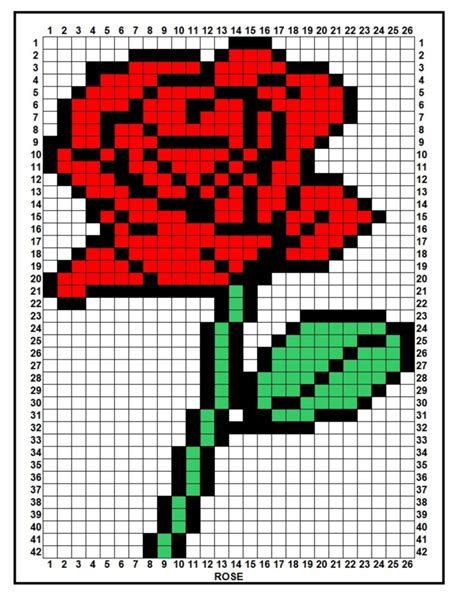 Perle ou elastique Croquis Fleurs Motifs Perler, Loom Patterns, Perler Bead Patterns, Beading ...