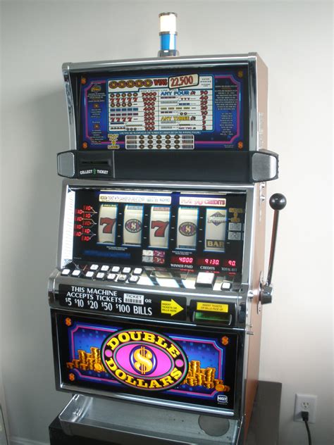 IGT DOUBLE DOLLARS FIVE REEL SLOT MACHINE WITH FREE SPIN BONUS FLAT TOP For Sale • Gambler's ...