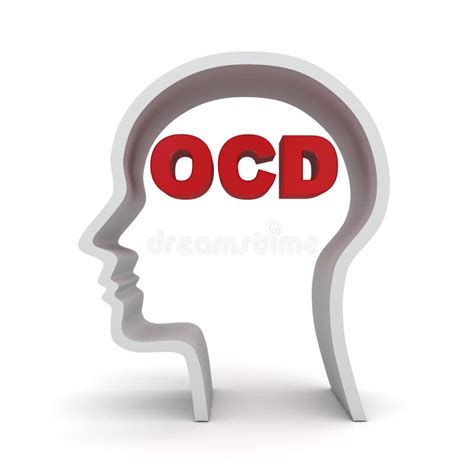 Head Shape with Red Ocd Text or Obsessive Compulsive Disorder Stock ...