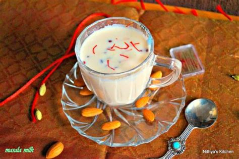 MASALA MILK Recipe | nithyaskitchen