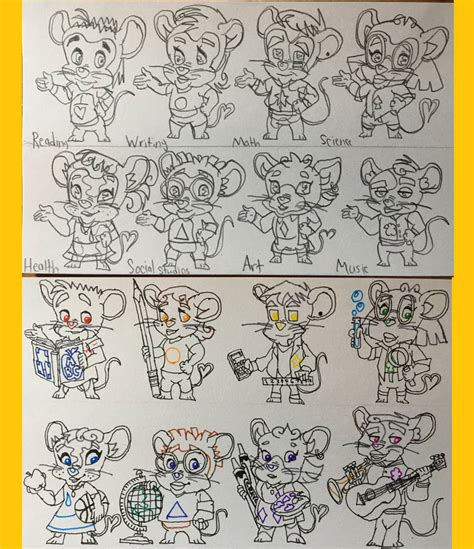 New characters in ABC Mouse by wilduda on DeviantArt