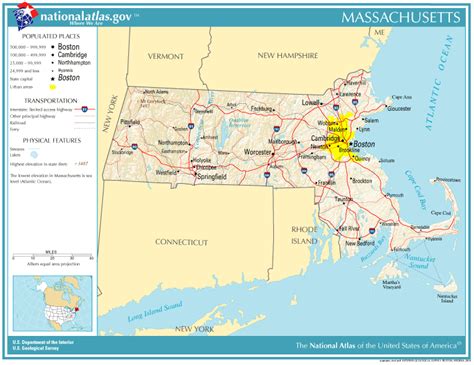 United States Geography for Kids: Massachusetts