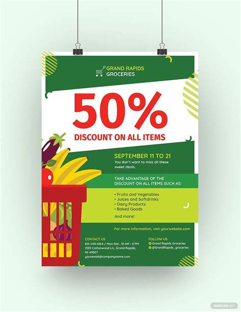 Printable Sale Poster Template in PSD, Illustrator, Pages - Download ...