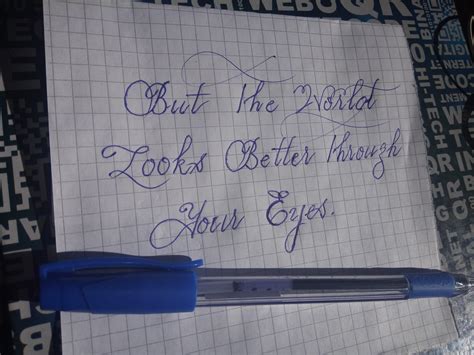 Ball point pen "calligraphy".. : r/Handwriting