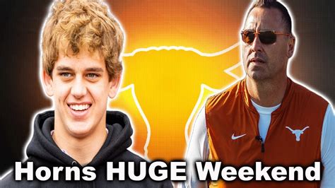 Arch Manning Visits Texas! Texas Football's MAJOR Recruiting Weekend ...