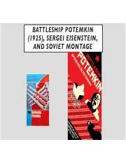 Battleship Potemkin (1925): The Power of Soviet Montage and | Course Hero