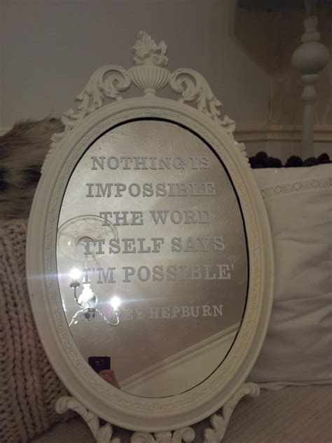 motivational quote mirror