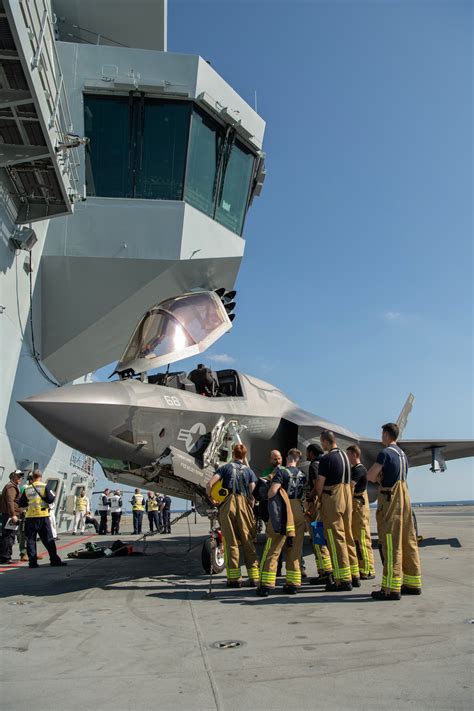 DVIDS - Images - F-35 test team, HMS Prince of Wales ship’s company ...