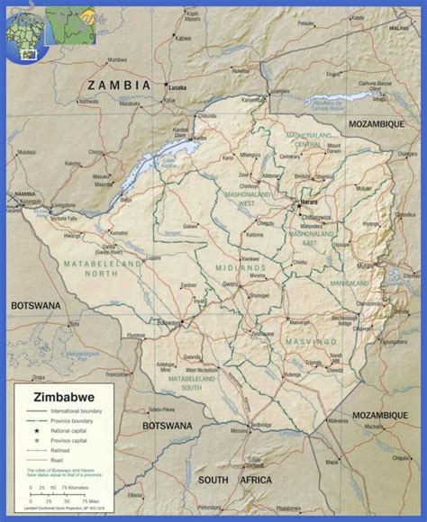 Harare Map - ToursMaps.com