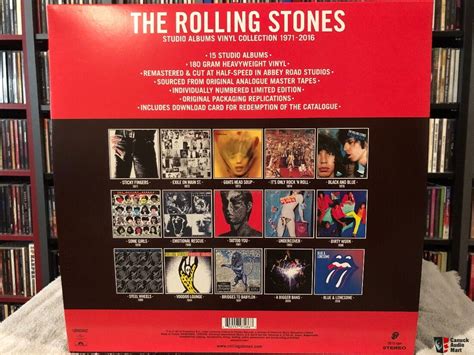 The Rolling Stones Studio Albums Vinyl Collection 1971-2016 Photo ...