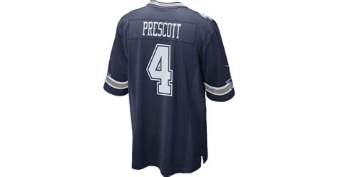 Nike Satin Dak Prescott Cowboys Game Jersey in Navy/Navy (Blue) for Men ...