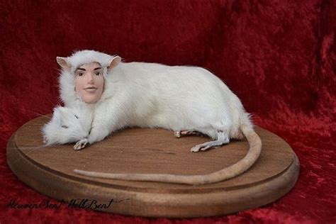 Jonathan Wexley Human Rat Hybrid Taxidermy by HellBentHeavenSent, $60.00 | Taxidermy art ...