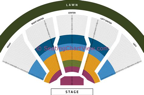 DTE Energy Music Theatre, Clarkston MI - Seating Chart View