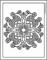 Celtic Heart Knotwork Coloring Page sketch template
