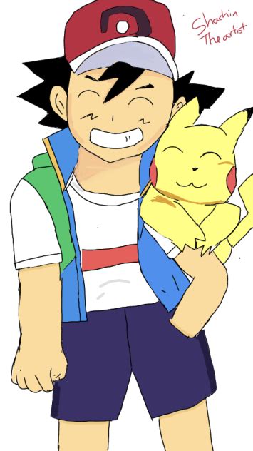 ash ketchum fan art - ibisPaint