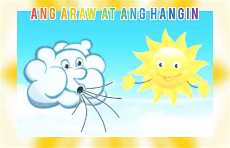 Ang Araw at ang Hangin-Maikling Kwento