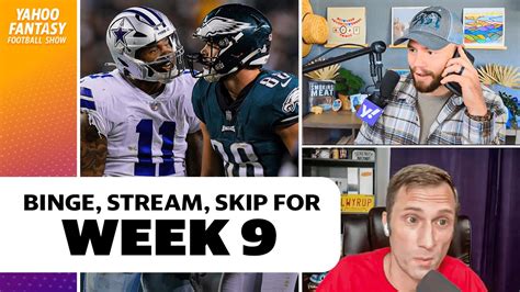 NFL Week 9 fantasy viewer guide: Games to binge, stream, skip - YouTube