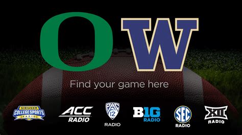 Listen to the Pac-12 Championship Game: Oregon vs. Washington