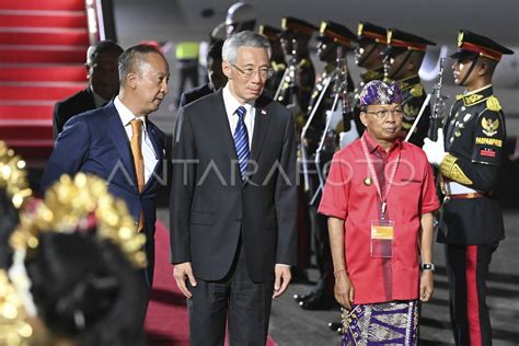 KEDATANGAN PERDANA MENTERI SINGAPURA DI BALI | ANTARA Foto