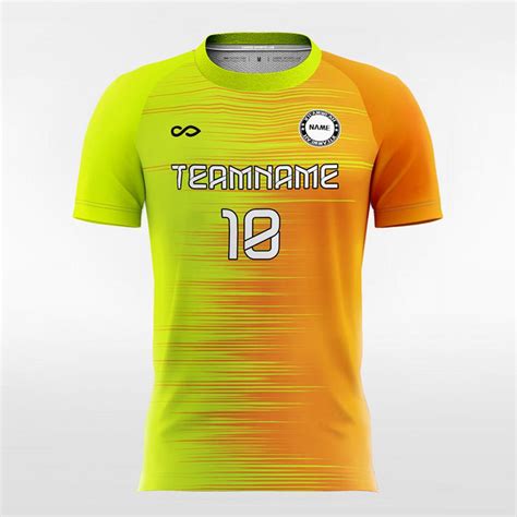 Yellow Soccer Jersey & Football Shirts Custom Design Online-XTeamwear