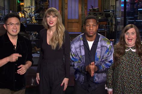 Taylor Swift Jokes Around in 'SNL' Promo With Jonathan Majors