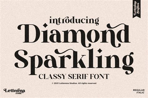 Diamond Sparkling Font - Free Fonts