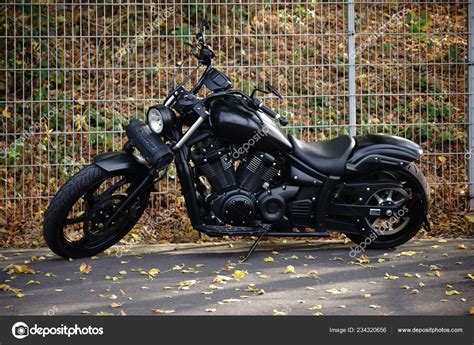 Black Harley Davidson Motorcycle Black Matt Painted Harley Davidson Motorcycle – Stock Editorial ...