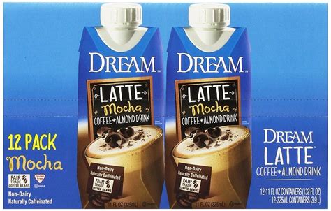 DREAM Latte Coffee + Almond Mocha Non-Dairy Drink, 11 Fluid Ounce (Pack of 12) N2 free image ...