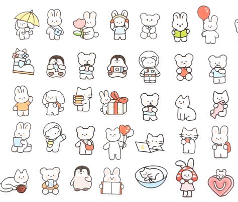 Gợi ý kawaii stickers cute đáng yêu để tạo ấn tượng trong tin nhắn của bạn