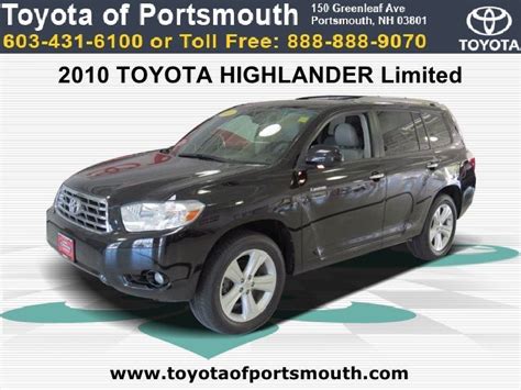 2010 Toyota Highlander Limited - Portsmouth NH Toyota Dealer