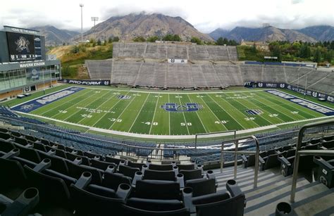 Maverik Stadium at Utah State University features one of the best views ...