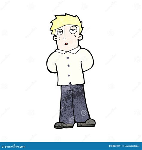 Cartoon Man Wondering Stock Image - Image: 38070711