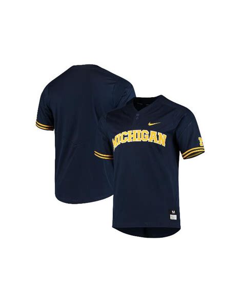 Men's Nike Michigan Wolverines Black Elite Baseball Jersey