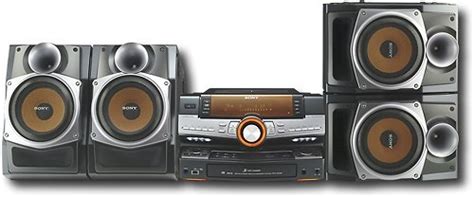 Sony 1000W 3-Disc Mini Hi-Fi Stereo System with Dual Cassette Decks LBT-ZUX9 - Best Buy