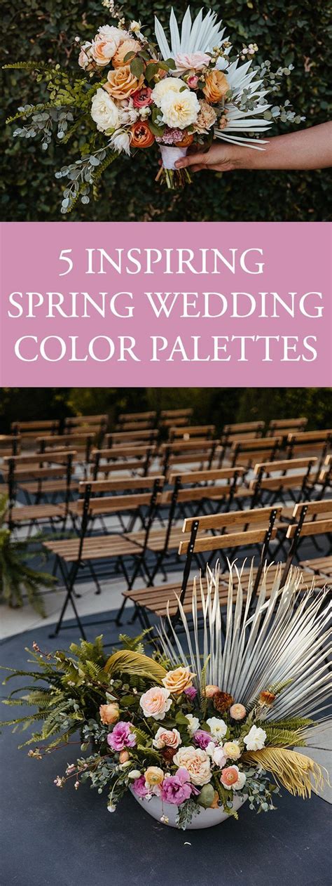 6 Inspiring Spring Wedding Color Palette Ideas | Junebug Weddings | Spring wedding color palette ...