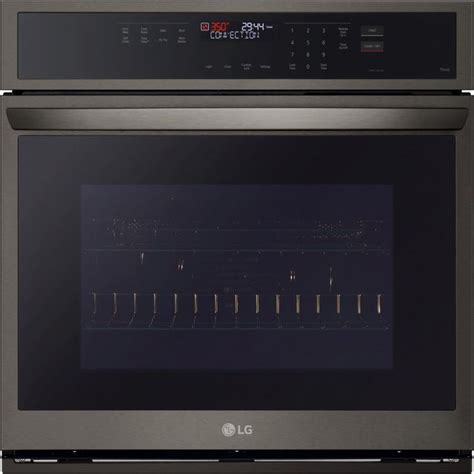 LG 30" PrintProof® Black Stainless Steel Single Electric Wall Oven | Van's Home Center