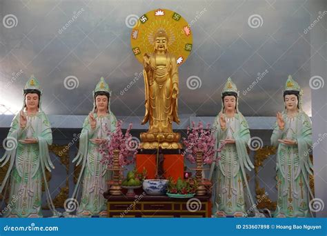 The Tallest Statue of Quan am in Linh an Pagoda, Lam Dong, Vietnam Editorial Stock Photo - Image ...